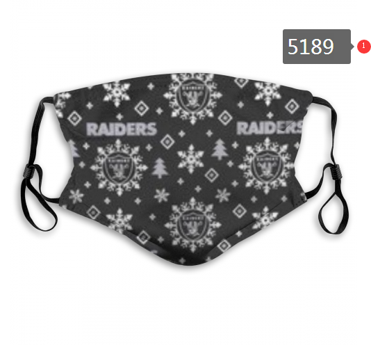 NFL Oakland Raiders #7 Dust mask with filter->nfl dust mask->Sports Accessory